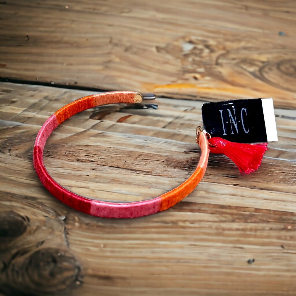 INC Color Block Thread-Wrapped Bracelet - Picture 5 of 6